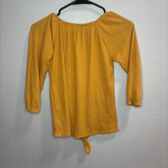 Girls Mustard Top - Picture 3 of 3